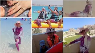 اول يوم لينا في مرسي مطروح 🌊 جوله في الشقه طلعت علي البحر ⛱️ جوزي كان هيغرقني في نص البحر 😂