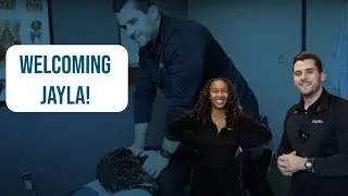 Welcome Jayla! Her First Adjustment as a Chiropractic Assistant