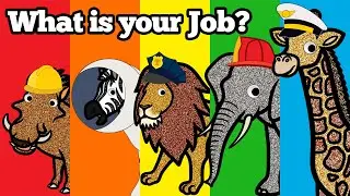 What Is My Job? | Learn About Jobs with Animals | Firefighter, Police Officer, Paramedic, Astronaut
