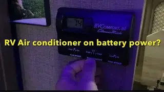 How long can you run RV Air conditioner on lithium battery power alone? Is it possible to run A/C?