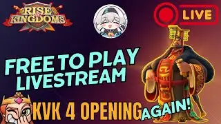 [F2P] KVK 4 Opening Live! | Crystal Tech Upgrade!