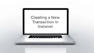Coffee with CREN: Creating a New Transaction in Instanet