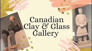 Three kids go to the Canadian Clay & Glass Gallery in Waterloo | Beautiful clay & glass artworks