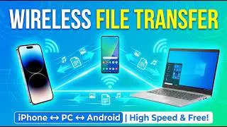 iPhone, Android & Laptop File Transfer in Seconds 🔥|iPhone થી Android અને Laptop માં ફાઇલ ટ્રાન્સફર