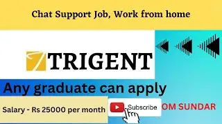 Work from home II Chat Support jobs at Trigent Software II Any Graduate can apply
