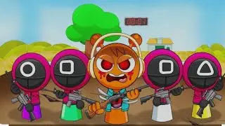 Asmong us and spruki vs squid game season 2