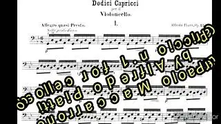 🎼 Capriccio for cello solo n.1, A. Piatti + score. Paolo Maccarrone, cello. #capriccio #cello #music