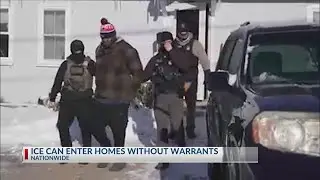 NBC 10 News Today: ICE can enter homes without warrants