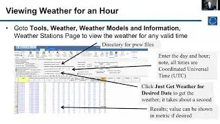 Quick Start Guide to Using Historical and Forecasted Weather Information in PowerWorld Simulator