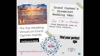 CayBlog &ndash; Dreamiest Wedding Venues @caymanvacation.com