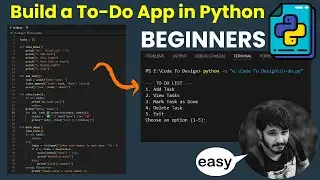 Создание приложения со списком дел на Python &mdash; пошаговое руководство для начинающих #python #codi...