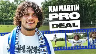 Kai Martin | First Professional Contract #SignedBlueAndWhite