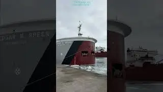 The first freighter to reach the Soo Locks in 2023 #shorts