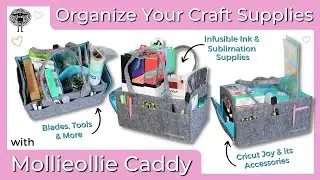 Organize Your Cricut, Silhouette & ScanNCut Craft Supplies with the Mollieollie Mimmo Caddy