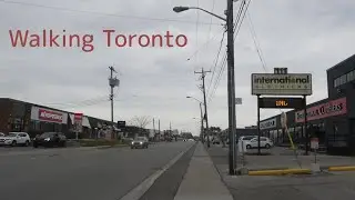 Walking Orfus Road in North York Toronto's Yorkdale District 11/23/2023