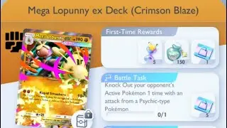 Pok&eacute;mon TCG Pocket - Step-Up Battle [Advanced] | Mega Lopunny ex Deck (Crimson Blaze)