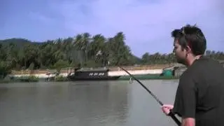 Fishing in Thailand - Giant Siamese Carp 45 Kg at TopCats Resort Koh Samui