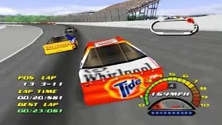 NASCAR 2000 (Nintendo 64 Gameplay)