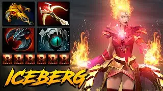 Iceberg Lina Hard Carry - Dota 2 Pro Gameplay [Watch & Learn]