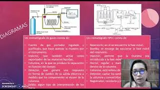 Cromatografia de gases -CG y cromatografia l&iacute;quida de alta resoluci&oacute;n -HPLC