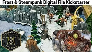 Talisman Sabre Terrain - Frost & Steampunk Digital File Kickstarter Preview Trailer