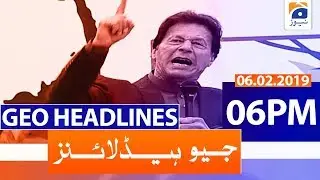 Geo Headlines 06 PM | 6th February 2020