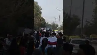 #Gurugram University #protest # online exams#dsd to gu