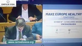 October 15, 2025 Dr. Sandro Sanvenero in Brussels at the launch of MEHA