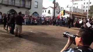 Chumash Elder opens the event