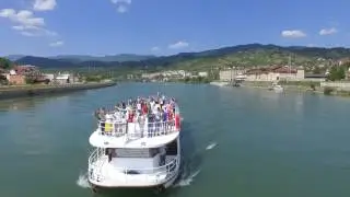 Krstarenje kanjonom Drine - Brod Grizzly / Boat cruise through the Drina River Gorge - Boat Grizzly