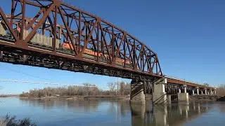 [HD] Railfanning BNSF's Busy Creston Sub Along the Platte River (Ashland to Pacific Junction)