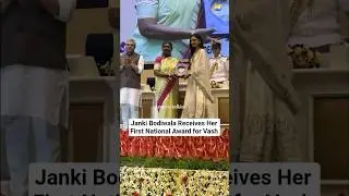#jankibodiwala wins #nationalfilmawards for Gujrati film #vash