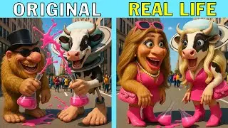 Brainrot memes love transformation | Brainrot Original vs Real life | Brainrot Animation