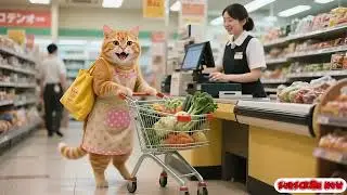 Mama Cat&rsquo;s Pizza Class 🍕, Ginger Kitten Becomes the Chef & Hosts Friends 🐱🐾