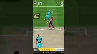 All 150+ Bowling 🔥Big Bash League Cricket Gameplay #shorts