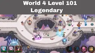 World 4 Level 101 Legendary Realm Defense TD | Welcome to the Void Realm Defense TD