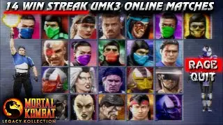 Mortal Kombat Legacy Kollection Online Matches - UMK3 Arcade