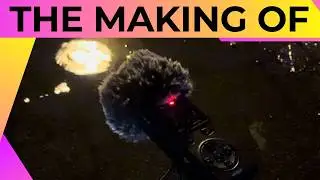 My creative process of recording gentle rain at night
