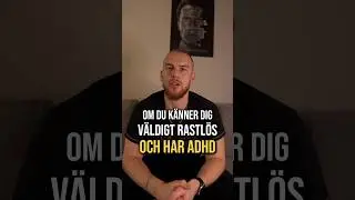S&aring;h&auml;r blir du SNABBT av med rastl&ouml;sheten. #adhd #adhdsymtom #selfimprovement
