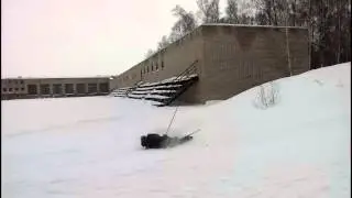 Упал на лыжах