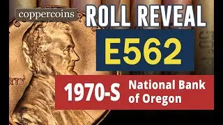 Coin Roll Hunt Reveal #E562 : 1970-S National Bank of Oregon Original Roll