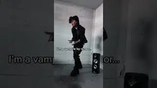 EMO KID SING VAMPIRE BY RUMOR 😈🖤 #emo #emomusic #rockmusic #hardrock #goth #punk #poppunk #vampire