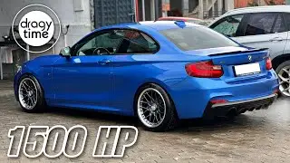 1500 HP BMW M240i F22 X-Drive | Extreme fast acceleration 100-200 200-300 Km/h & 60-130 100-150 mph