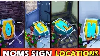 Fortnite - Week 4 Letter Locations O M S N