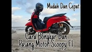 Cara Masang Tebeng Motor scoopy f1