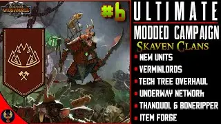Battle For Karak Eight Peaks | Ultimate Modded Skaven Queek Campaign #6 - Total War Warhammer 3