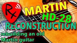 Martin HD-28 Reconstruction - binding repair - part 6
