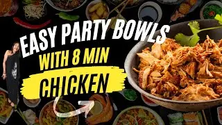 Quick & Moist Shredded Chicken: 8-Minute Prep with Chef Pachi's Flavorful Twist #chefpachi
