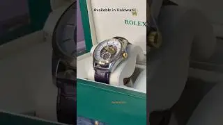 Rolex with leather straps#viral #watch #trending #viralshorts #rolex #lifestyle  #explore #gadgets
