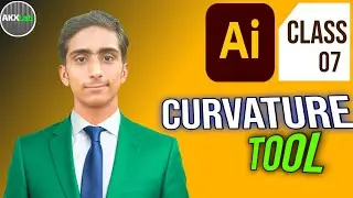 How To Use Curvature Tool In Adobe Illustrator | Tool #07 | Complete Course In Urdu / Hindi